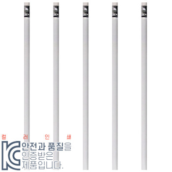 [컬러인쇄] 백색원형지우개연필