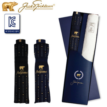 잭니클라우스 3단스트라이프+타월세트