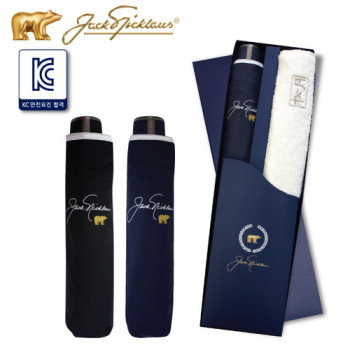 잭니클라우스 3단로고바이어스+타월세트