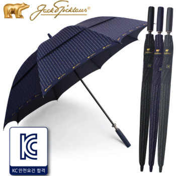 잭니클라우스75수동골든스트라이프이중방풍 골프우산