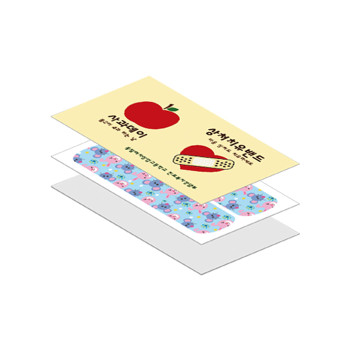 [일회용밴드/밴드] OPP 명함형2 캐릭터 2P