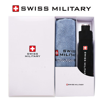 스위스밀리터리 3단수동무지+160g타올 세트
