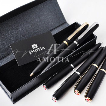 [아모티아] 매트금장 금속볼펜