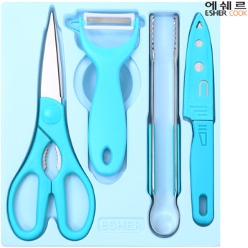 가위02+프레쉬야채칼+집게+과도