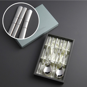 뱀부실버 수저 (종이케이스)국내생산 18-10