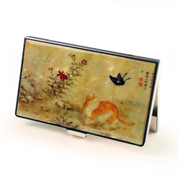 [명함지갑] 자개명함케이스(황묘농접도)