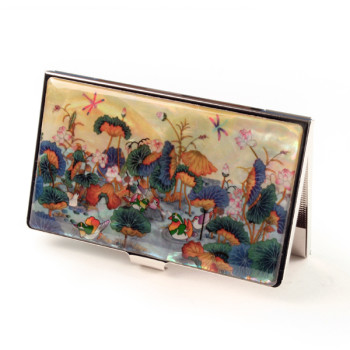 [명함지갑] 자개명함케이스(연꽃2)