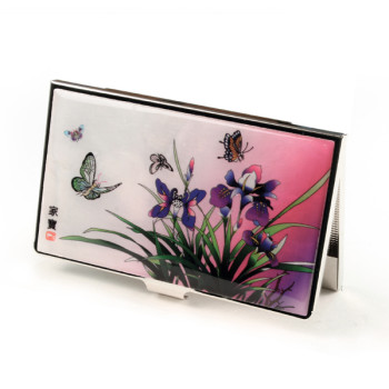 [명함지갑] 자개명함케이스(붓꽃핑크)