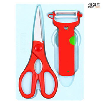 주방가위+야채칼 2종세트