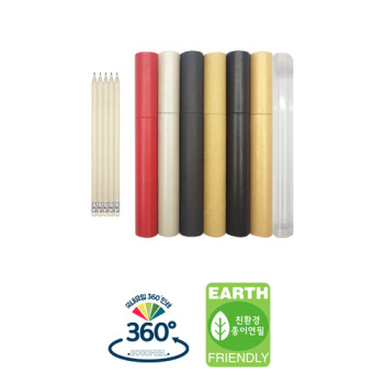 신문지 지우개 연필 5본입세트