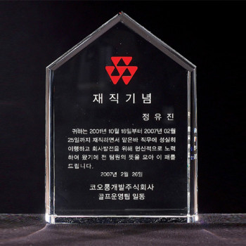 6)163-3 크리스탈상패