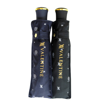 발렌타인 3단55*8 폰지로고패턴 우산