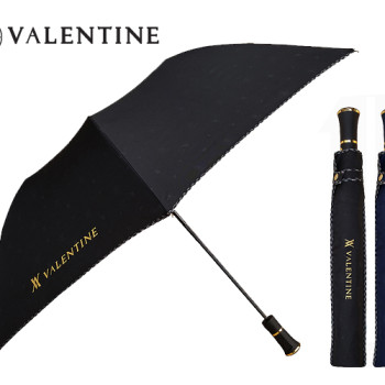 발렌타인 2단58*8 폰지엠보체크바이어스 우산