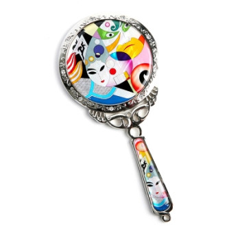 자개공주손거울-얼굴