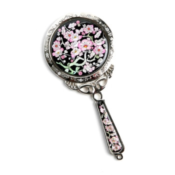 자개공주손거울-매화