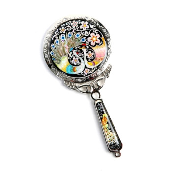 자개공주손거울-공작