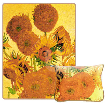 명화무릎담요: 고흐 해바라기