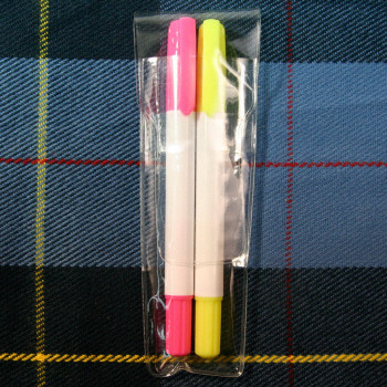 뉴백색고체형광펜2P세트