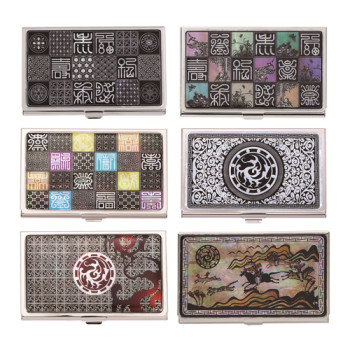 [명함지갑] 수복문자도자개명함지갑