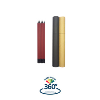 고급 와인흑목지우개연필5본입세트(검정)