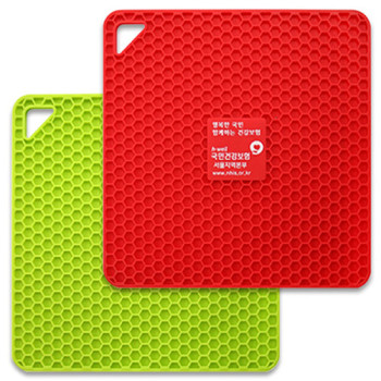 벌집실리콘냄비받침(사각)