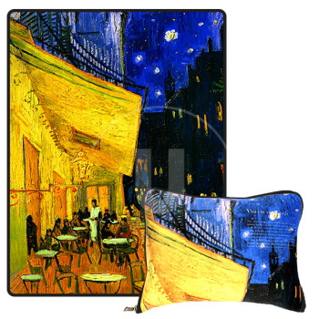 명화무릎담요: 고흐 까페테라스
