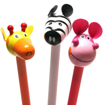 동물 3종캐릭터볼펜