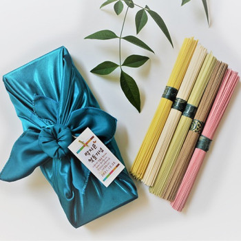 오색색동국수(소면) 보자기 300g