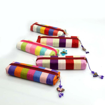 전통누비필통/필통/전통파우치/화장품케이스