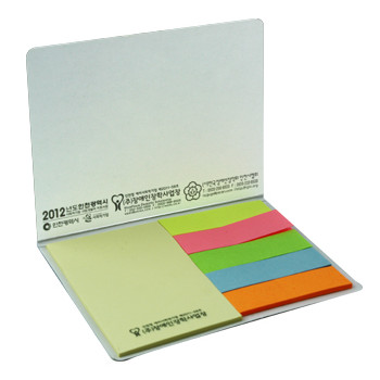 수첩형(S-08)-점착메모지(중)오색지