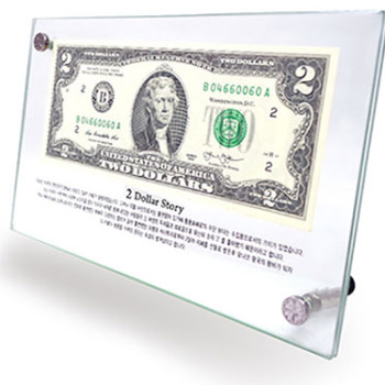 2달러 유리액자 / 국내제작